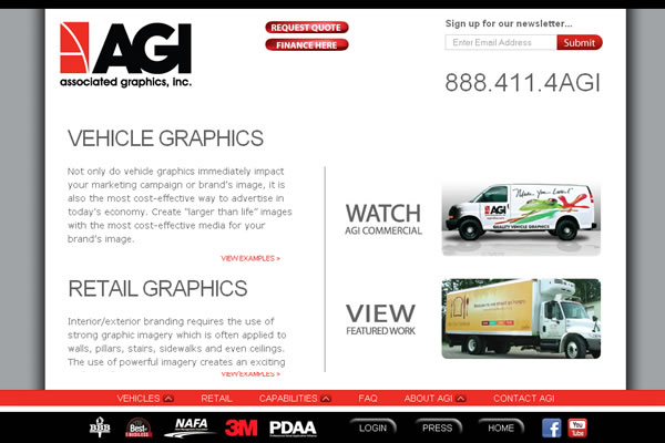Associated Graphics, Inc. Website Design